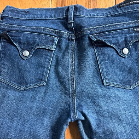 Citizens Of Humanity Indigo Denim Jeans - Picture 4 of 6